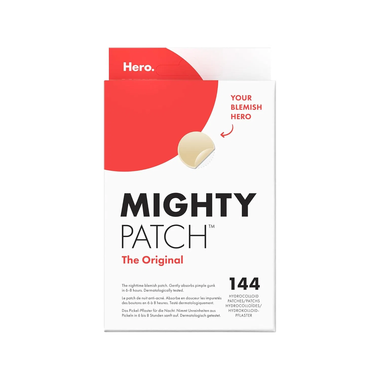 Гидроколлоидные патчи от прыщей «Mighty Patch Original» от Hero Cosmetics Hero Cosmetics