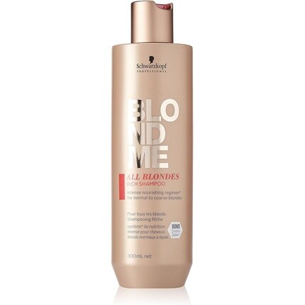 

Blond Me Rich увлажняющий шампунь для светлых и густых волос 300мл, Schwarzkopf