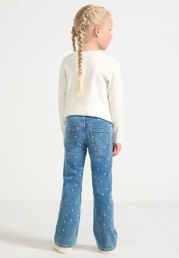 Расклешенные джинсы freja hearts Lindex, Denim Blue — фото 2