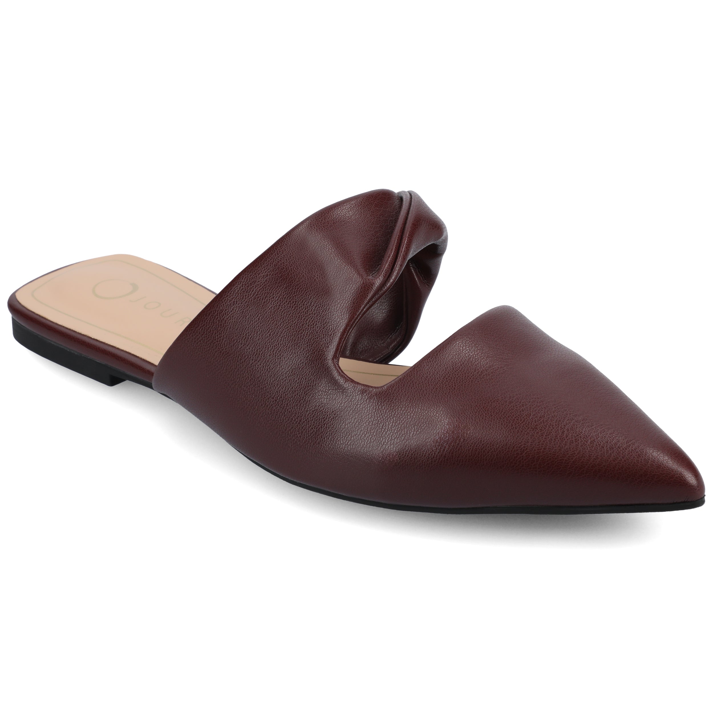 Женские балетки Enniss Mule Flats Journee Journee Collection, Oxblood