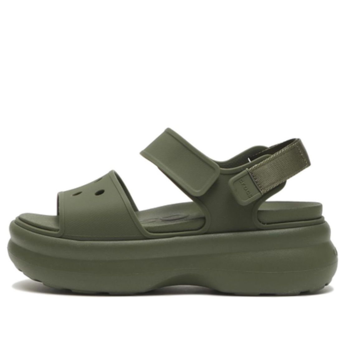 Сандалии (WMNS) Crocs Soho Y-Strap Sandal 'Army Green'