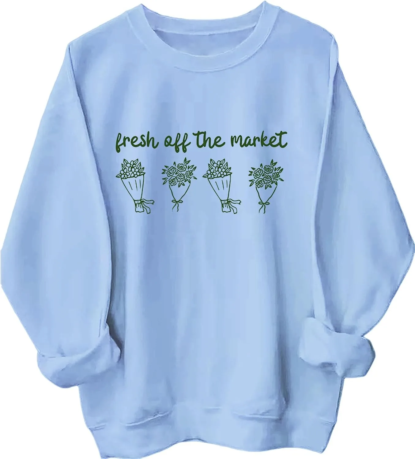 

Свитшот Fresh Off The Market с цветочным принтом MQZUO