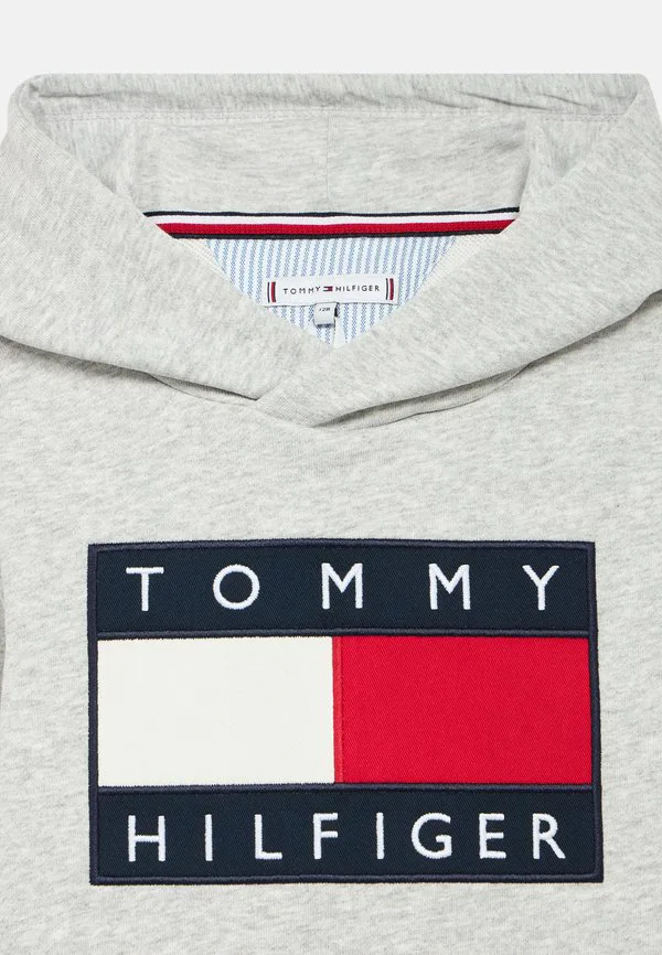 Значок с флагом наследия терри худи Tommy Hilfiger, Light Grey Heather — фото 4