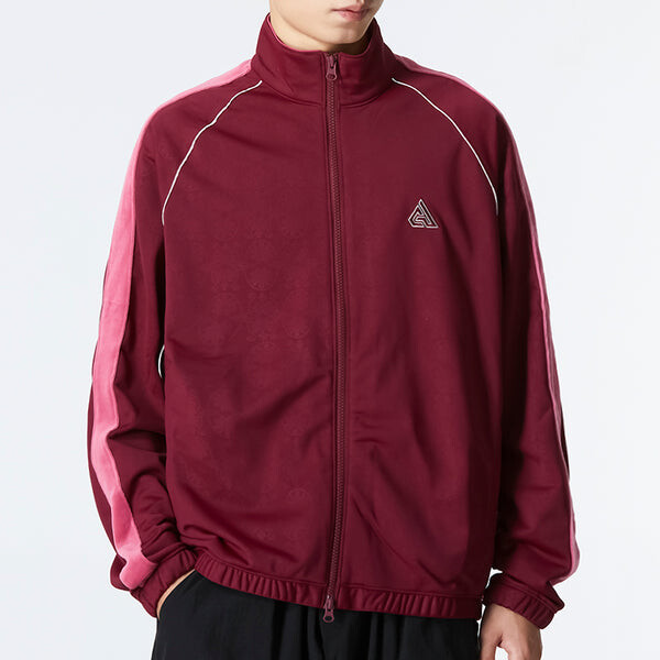 Куртка Men's Nike Ga Nk Lwt Jkt Athleisure Casual Sports Stand Collar Colorblock Jacket Wine Red, красный — фото 3