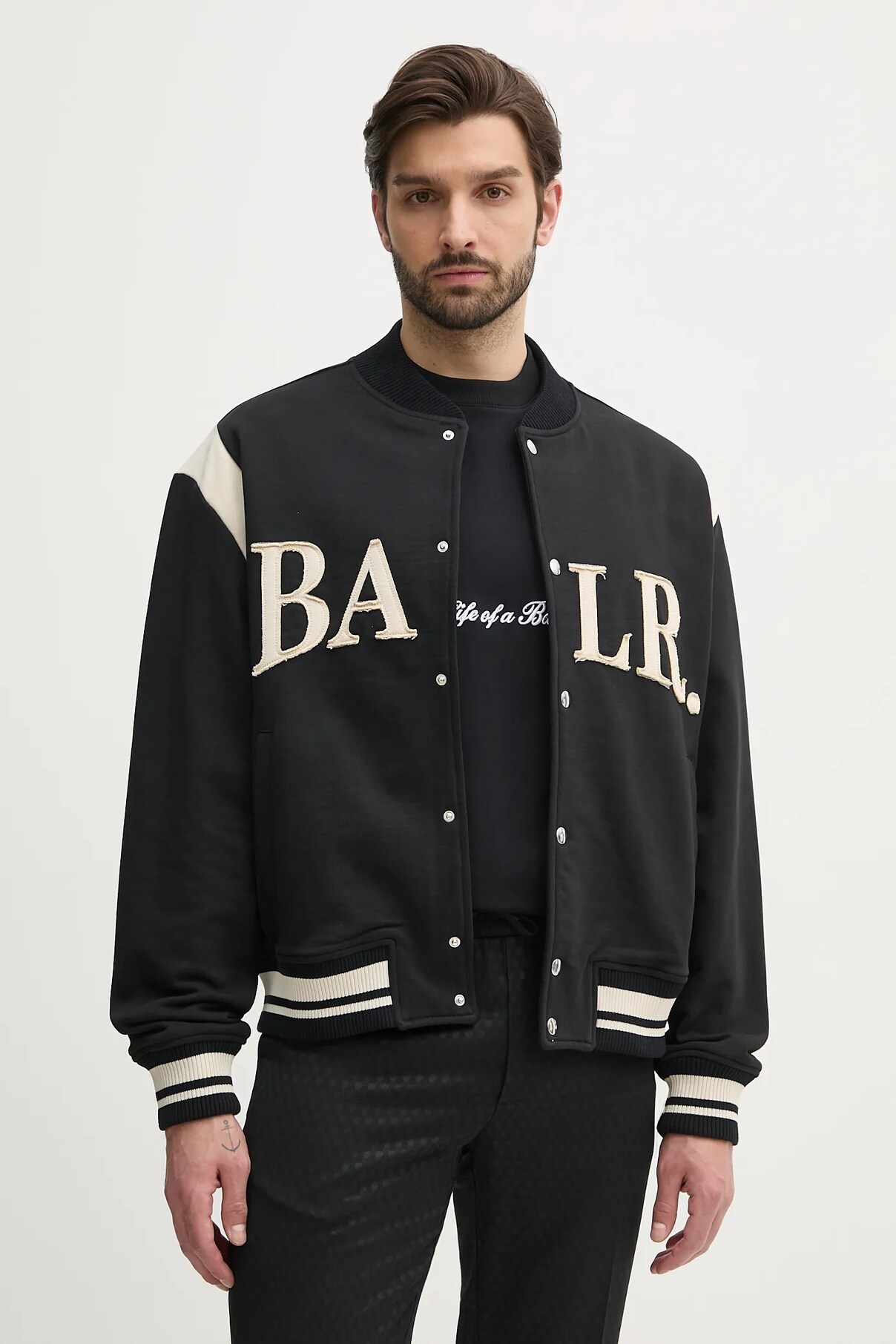 

Хлопковая куртка-бомбер Balr., черный