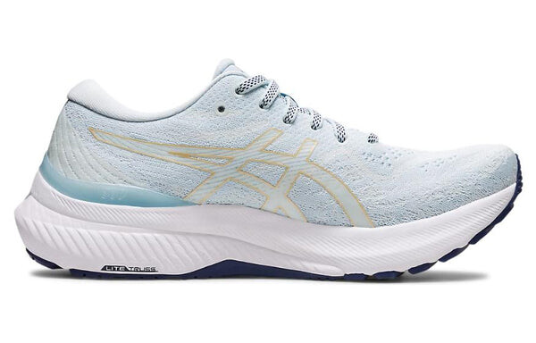 Кроссовки гелевые kayano 29 2e широкие Asics, синий — фото 2