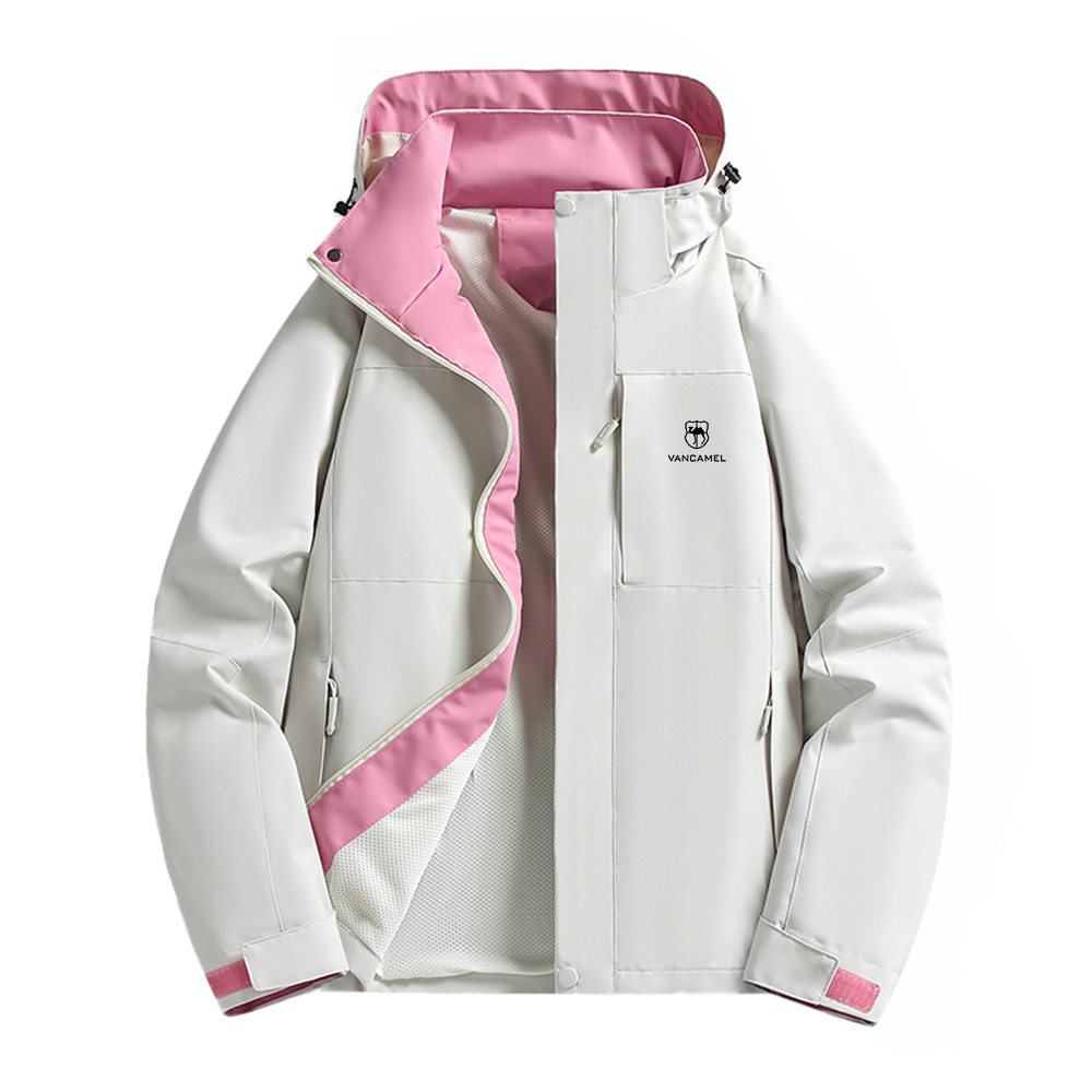 

Ветровка мужская Waterproof, Windproof и Abrasion Resistant VanCamel, warm белый/coral powder