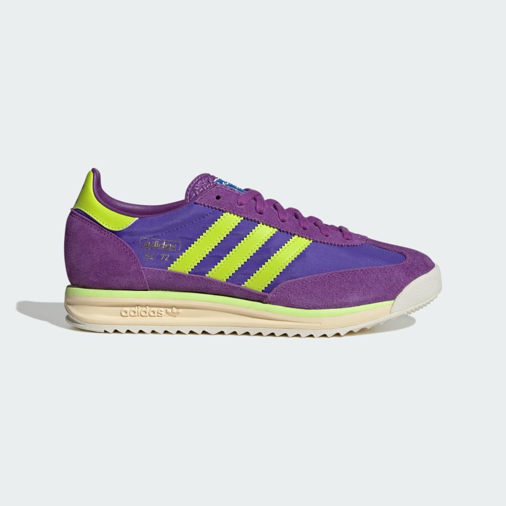 

Кроссовки Adidas SL 72 RS Shoes, цвет Active Purple/Solar Slime/Supplier Colour