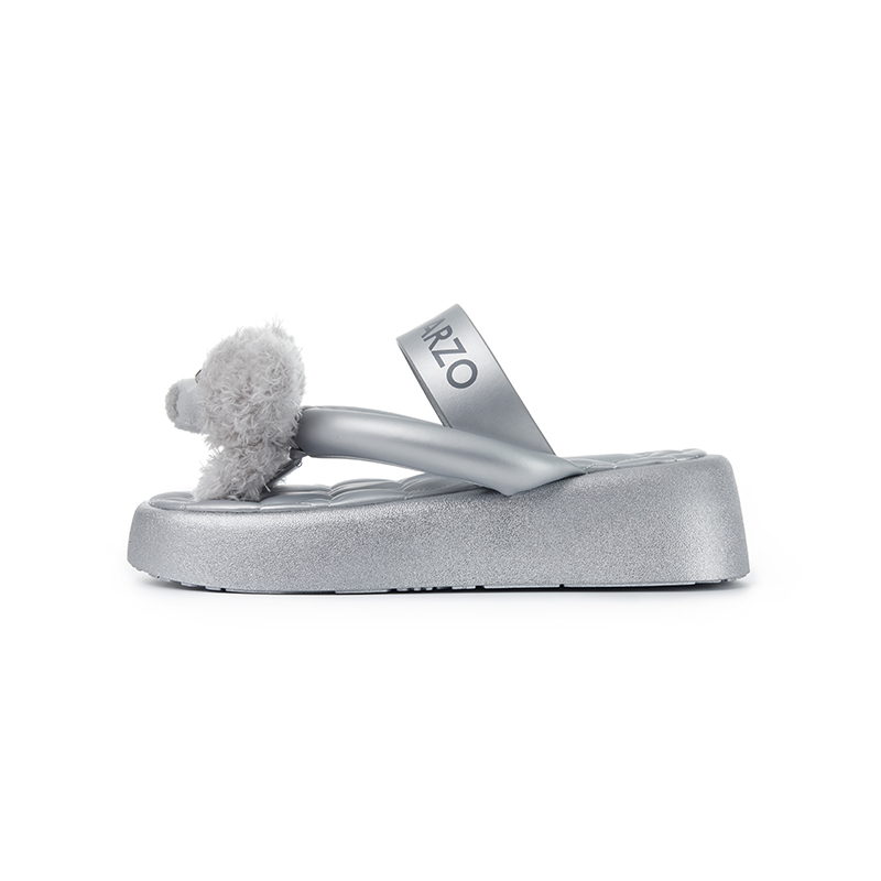 Шлепанцы женские 13 DEMARZO, Silver