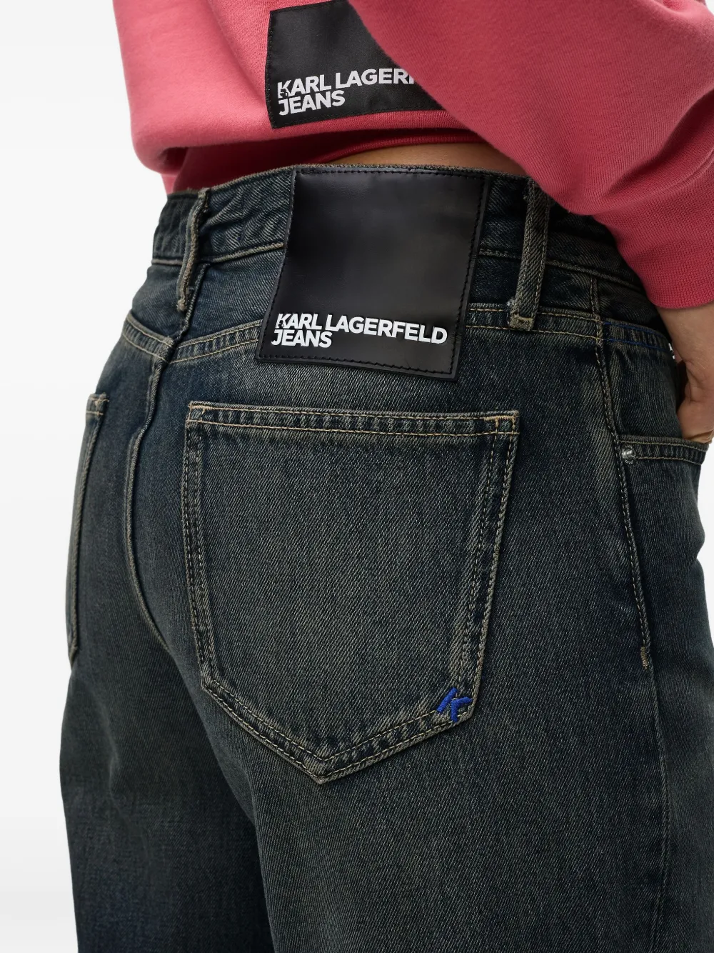 

Джинсы с нашивкой-логотипом Karl Lagerfeld Jeans, синий