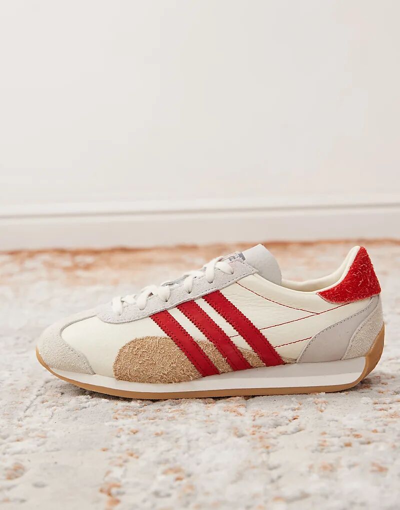 Кроссовки Country OG в белом и красном цвете adidas Originals — фото 4