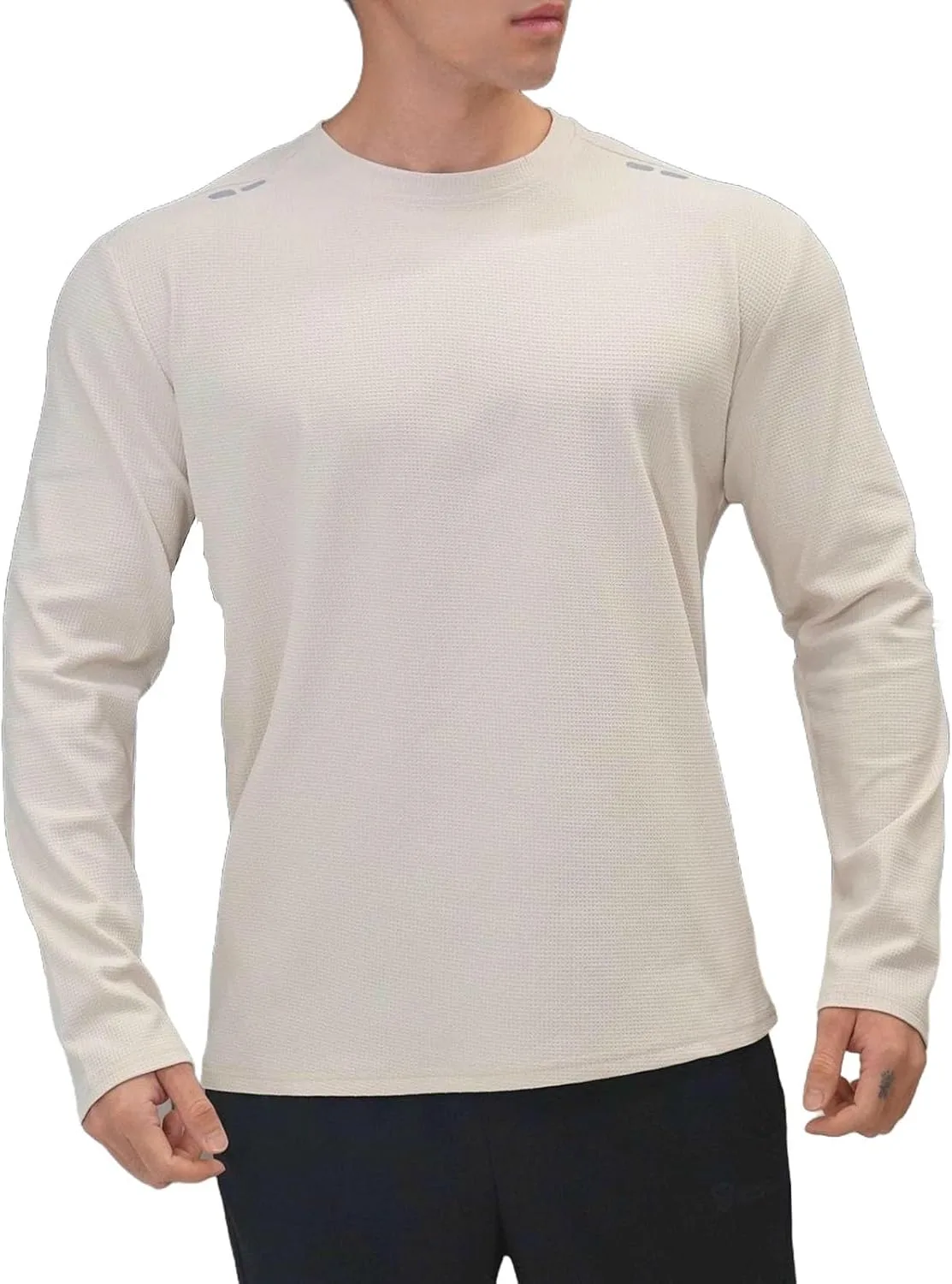 Мужская футболка Slim Fit Basic с длинным рукавом и круглым вырезом