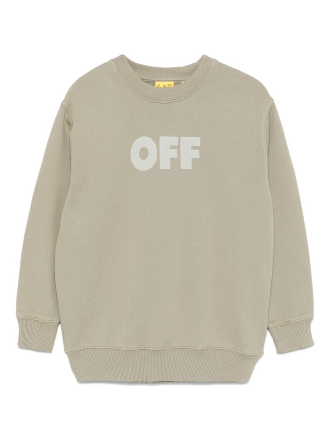 

Off-White Kids толстовка с логотипом, зеленый