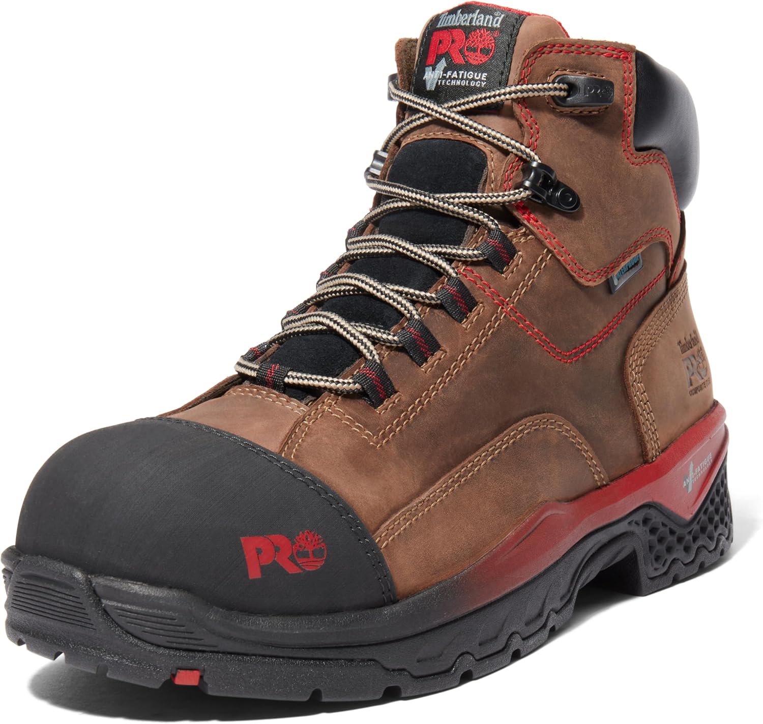 

Timberland PRO мужские Bosshog 6 дюймовые рабочие ботинки с композитным защитным носком, устойчивые к проколам, водонепроницаемые, для промышленных работ, Brown