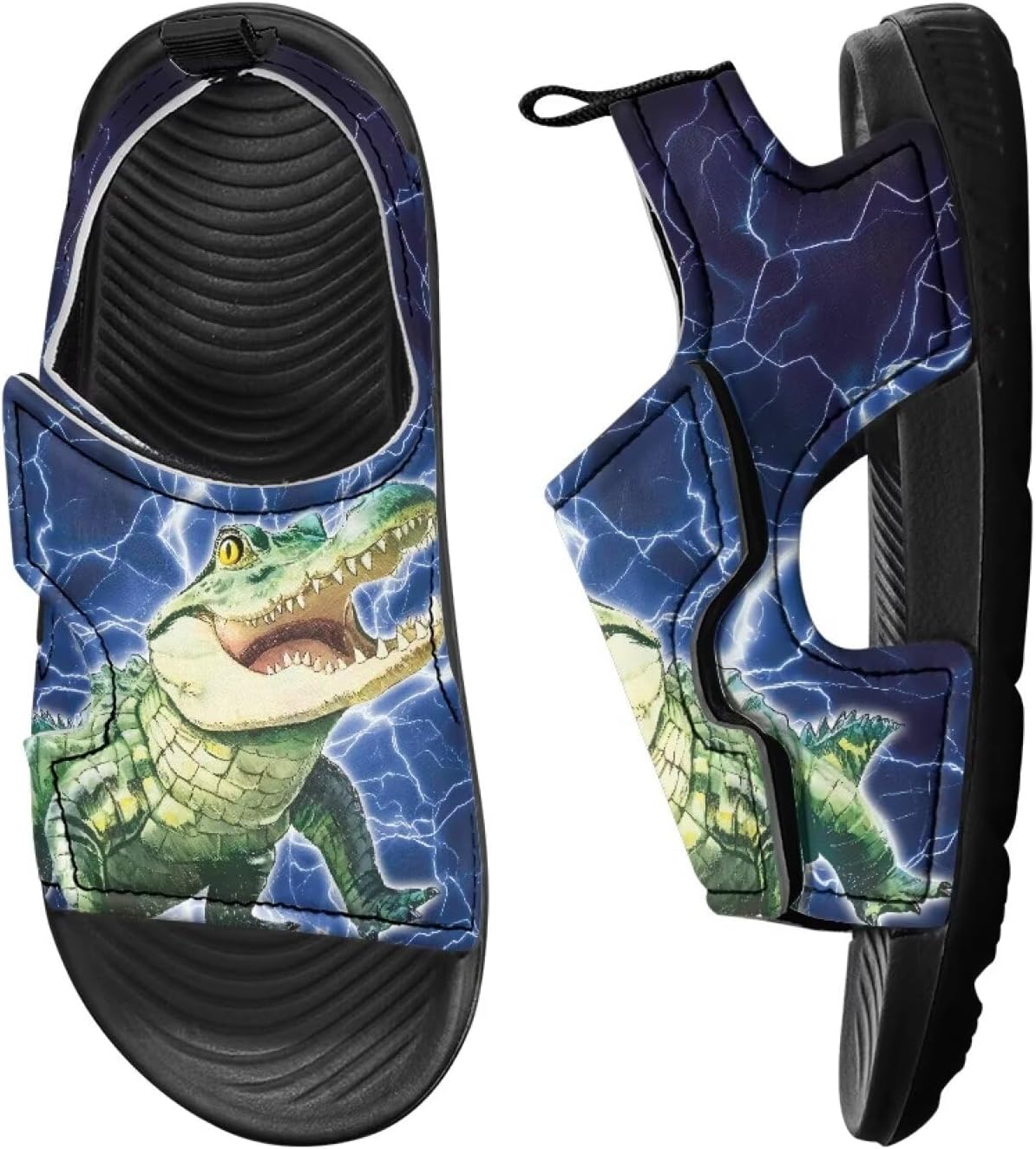 

Детские сандалии для мальчиков, спортивные, походные, с закрытым носком, для девочек, школьные подарки, удобные, легкие, для дошкольников Cugasmaru, синий