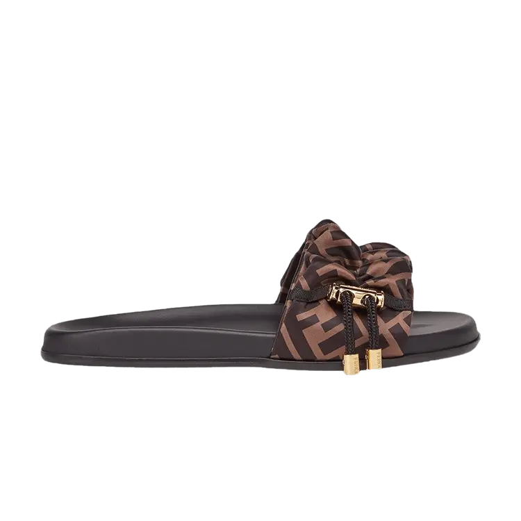 Кроссовки Fendi Wmns Vertigo Slides Brown, коричневый