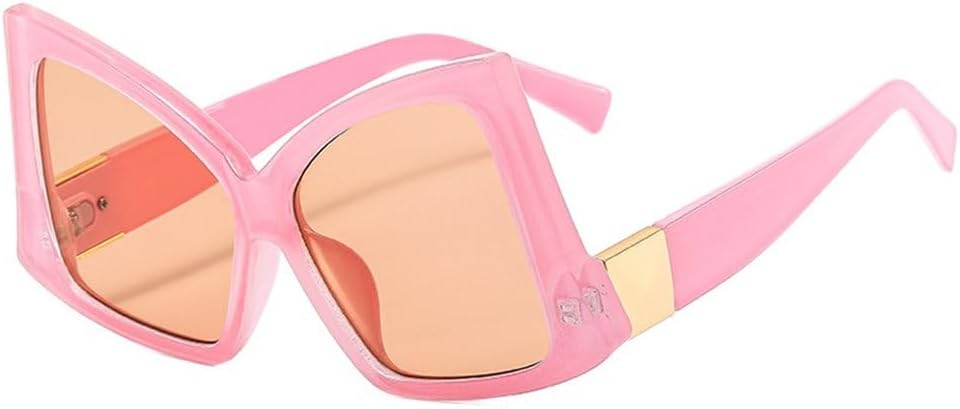 

Винтажные солнцезащитные очки неправильной формы для женщин, цвет леопардовый, оправа «кошачий глаз», женские солнцезащитные очки класса люкс с защитой от УФ-излучения UV400 TYUVIVO, Pink