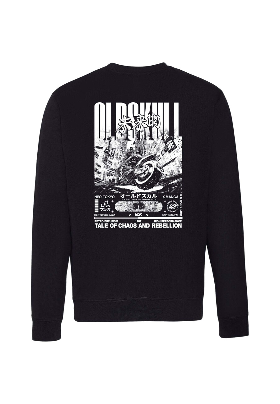 

Толстовка Oldskull ASIAN FUTURISM RIDER, черный
