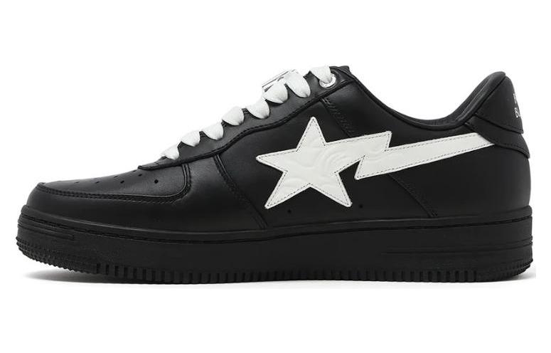 

Кроссовки A BATHING APE STA Skateboarding Shoes Men Low-top Black, черный