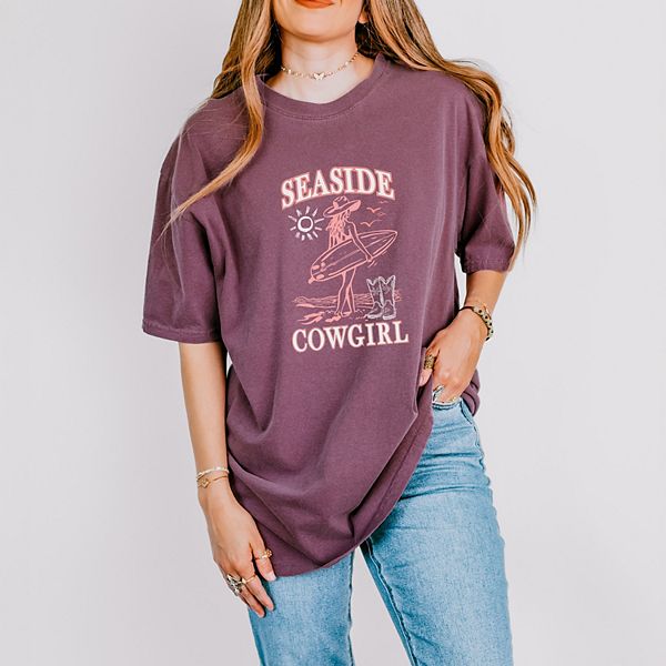 

Футболка Seaside cowgirl garment dyed Simply Sage Market