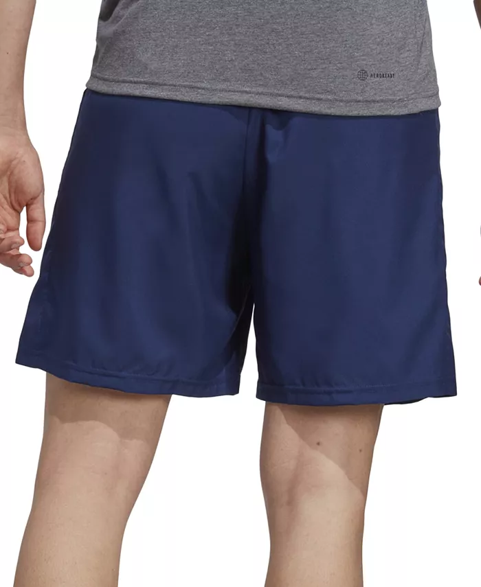 Мужские базовые тренировочные шорты Essentials adidas, синий — фото 2
