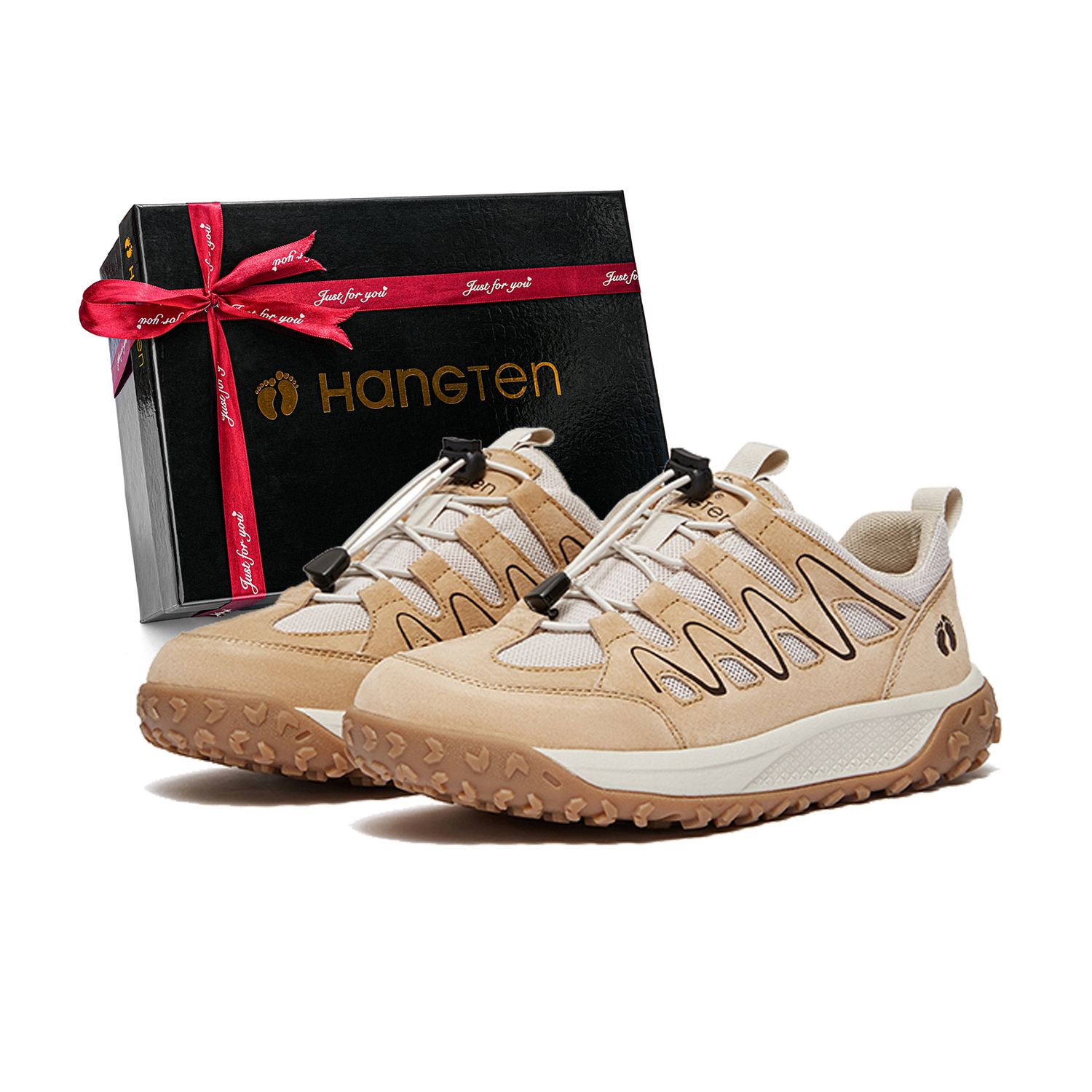 

HANG TEN Женские низкие треккинговые туфли абрикос, цвет Apricot