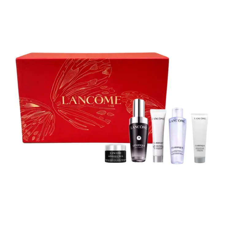 

Lancome Набор для ухода за кожей LANKOU All Star Skincare Set Box, Ultra Repair Small Black Bottle Soothing Moisturizing Five Piece Set