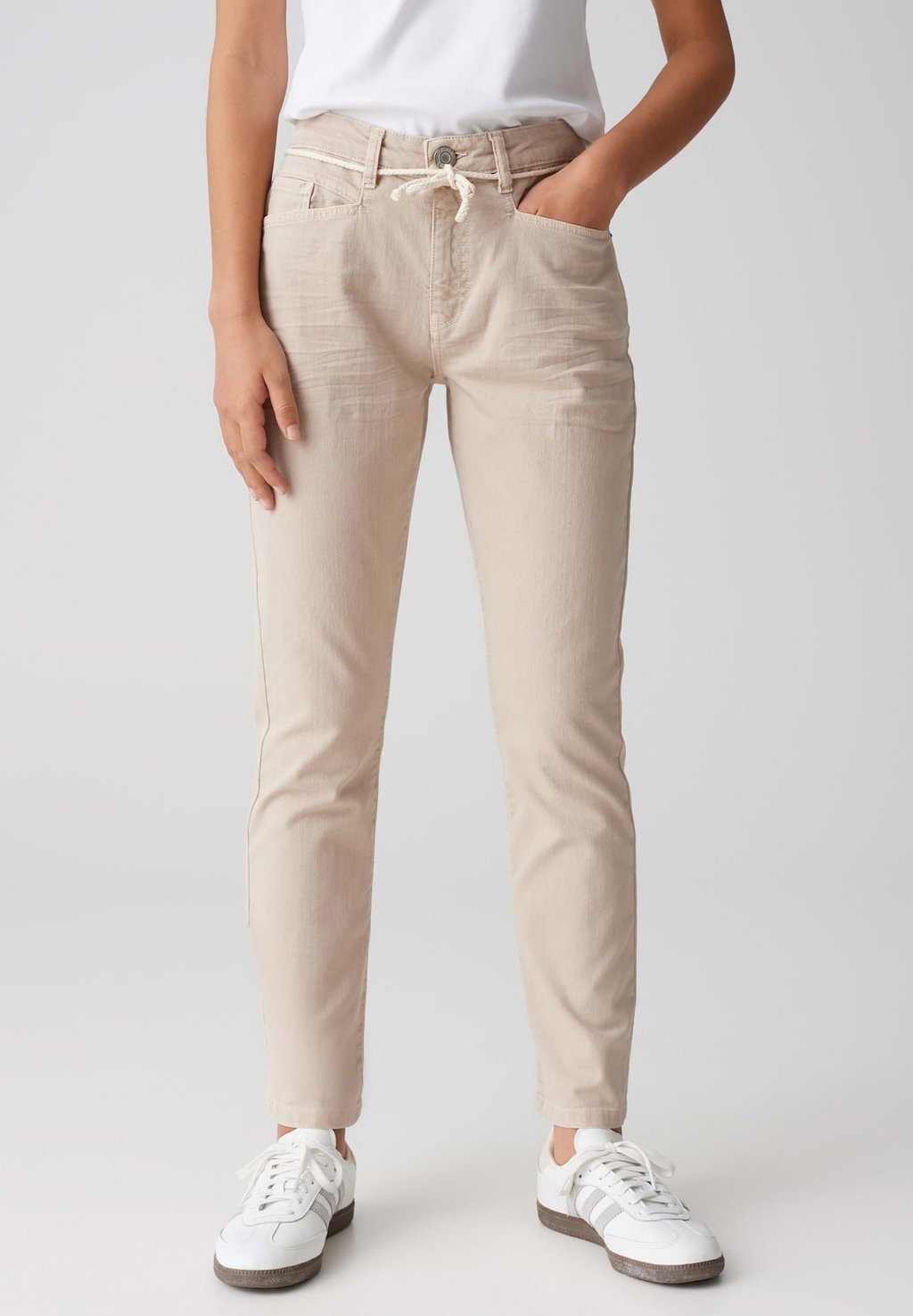

Джинсы облегающего кроя MID RISE ANKLE BOYFRIEND FIT OPUS, бежевый