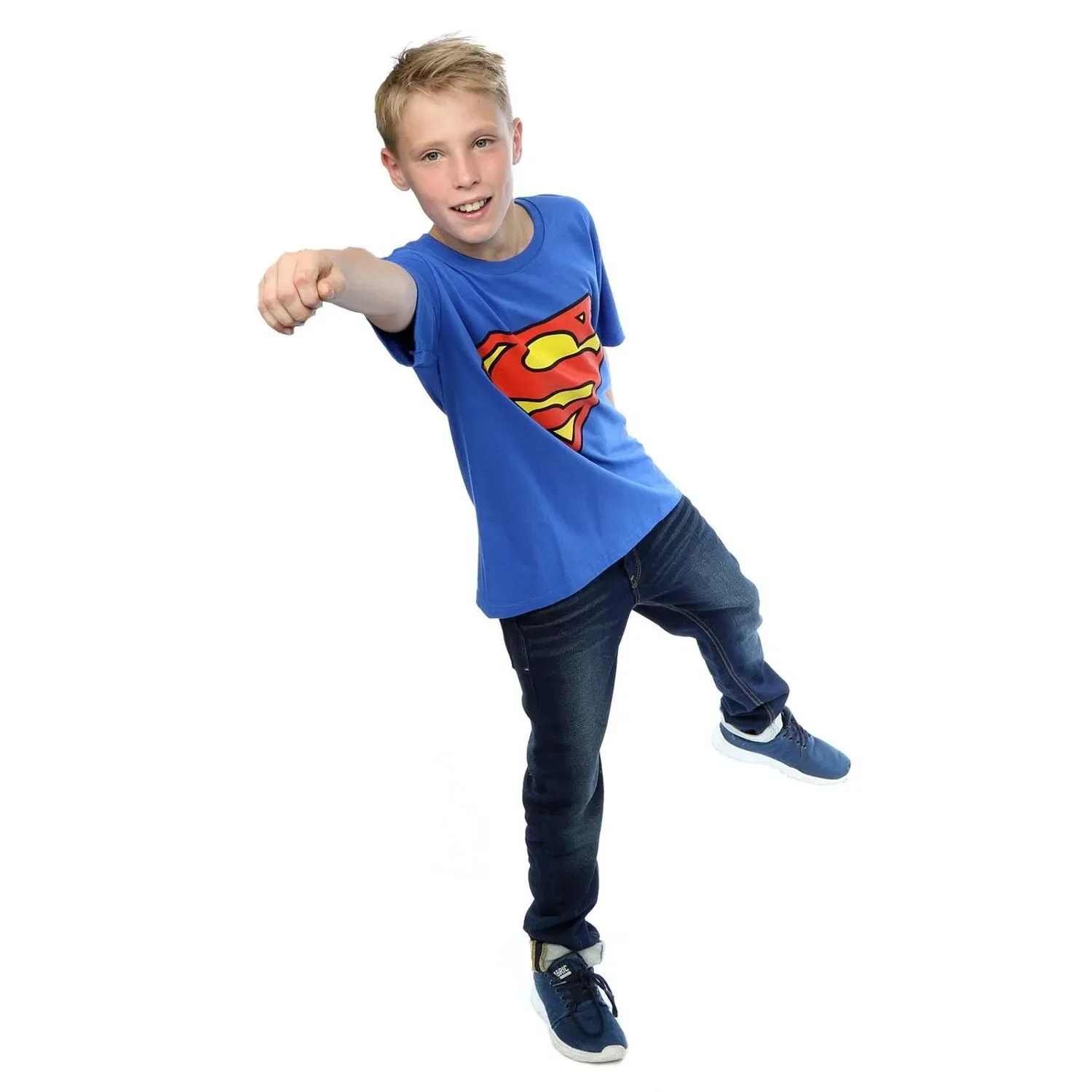 Футболка детская Superman Dc Comics, синий — фото 4