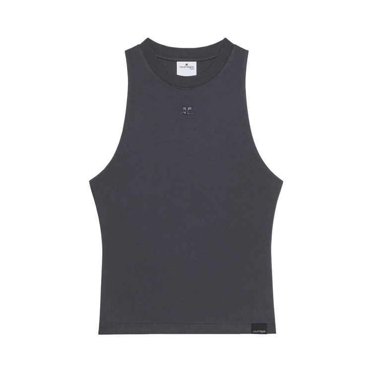 

Топ Courrèges Belted Tank Top 'Stone Washed Grey', серый