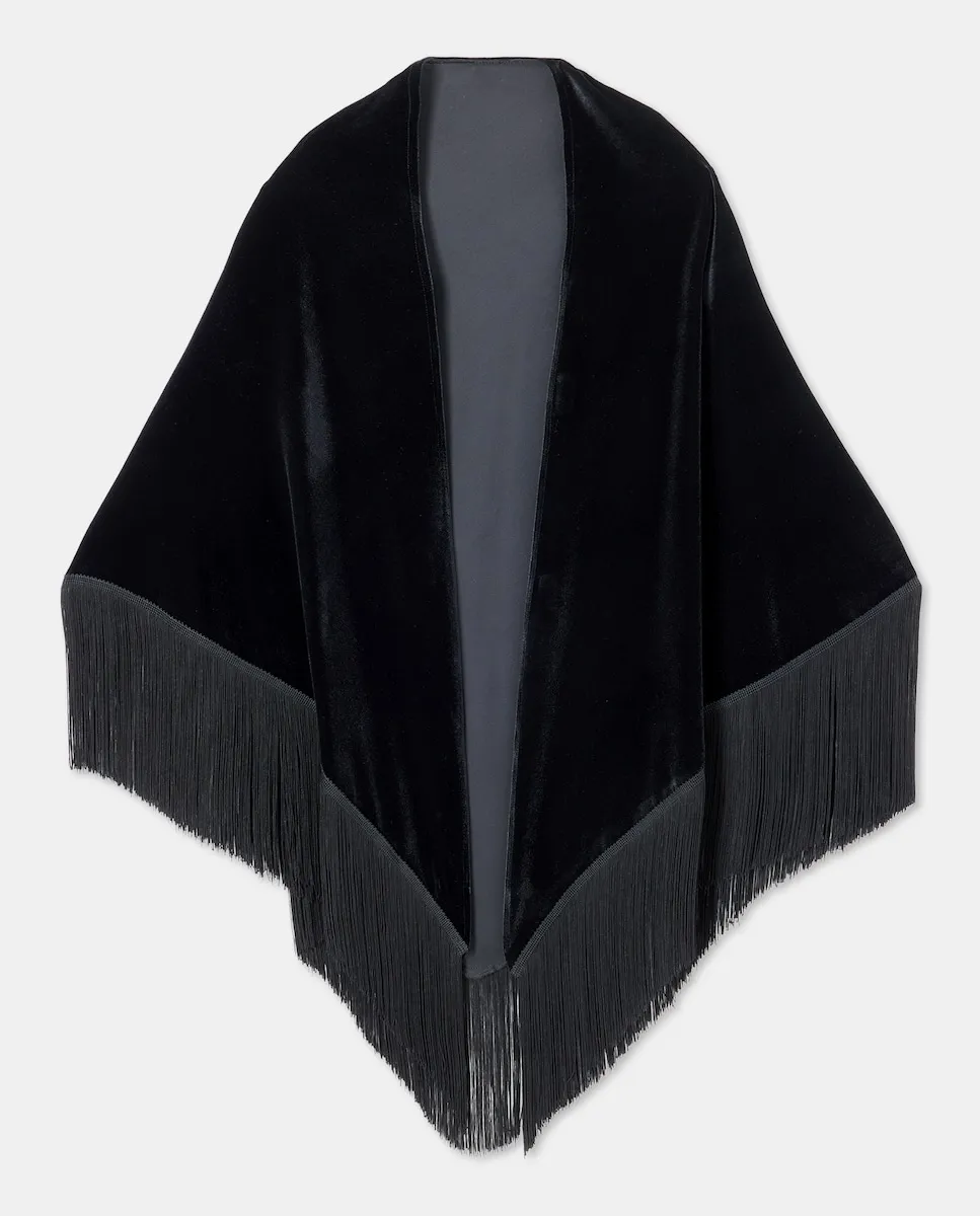 

Вышитый жакет с бахромой Banarassi, черный