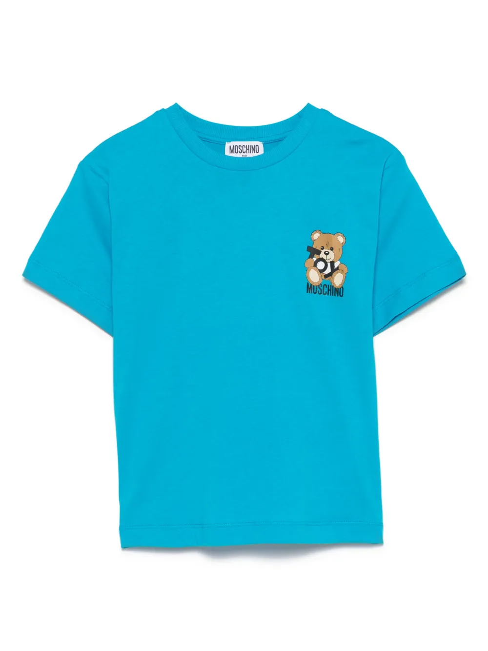 

Футболка с принтом Teddy Bear Moschino Kids, синий