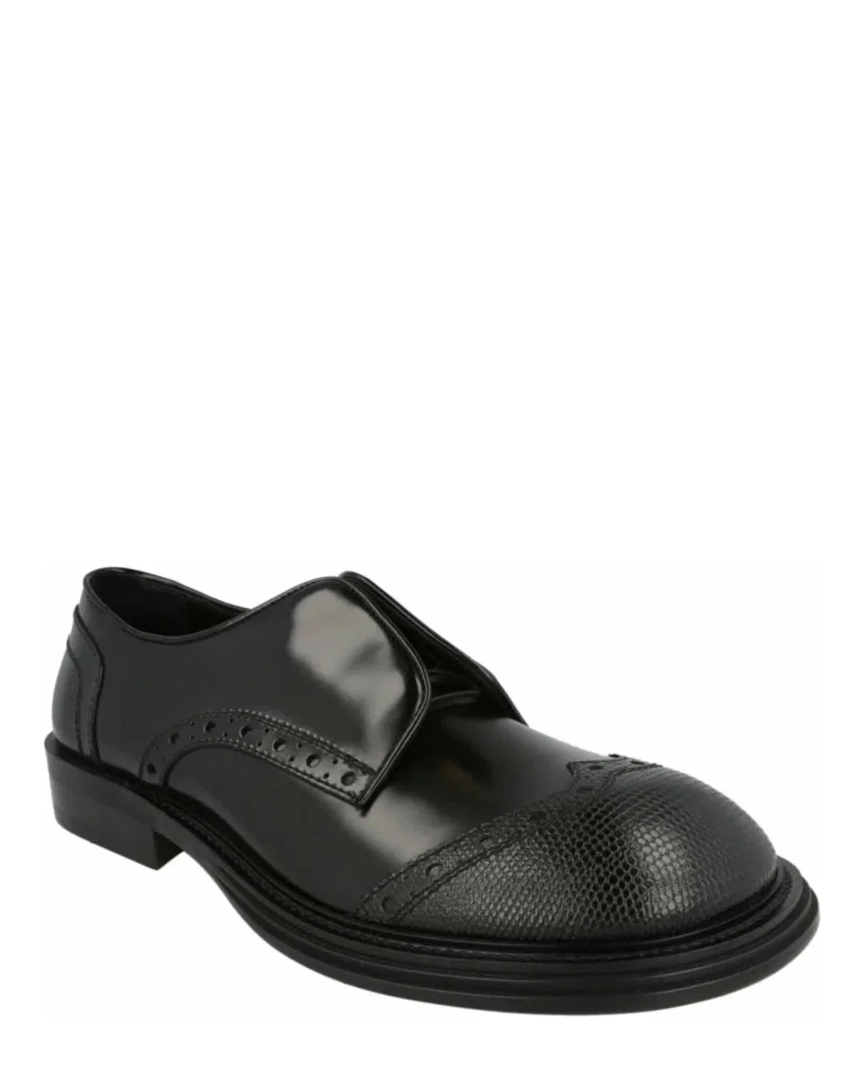 Мужские кожаные оксфорды Ferragamo Festo Wing-Tip Salvatore Ferragamo, черный — фото 2