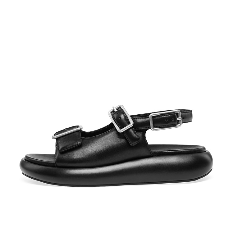 Сандалии VIRGY с одним ремешком женские ASH, Black