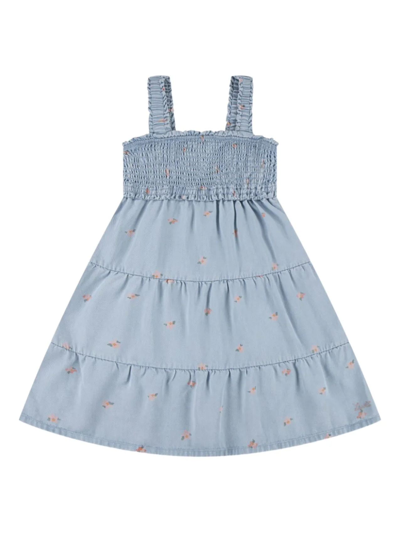 

Платье Levi's Kids с присборенным ярусом, синий