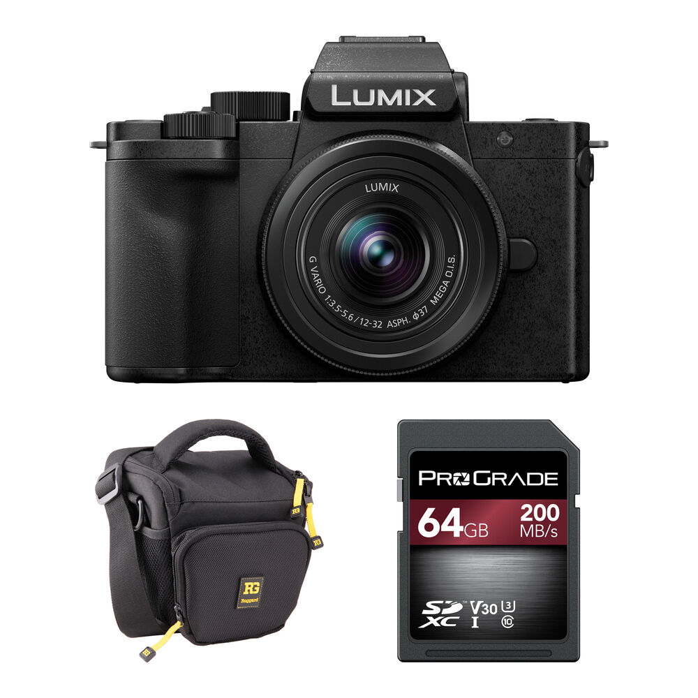 

Беззеркальная камера Panasonic Lumix G100D Mirrorless Camera with 12-32mm f/3.5-5.6