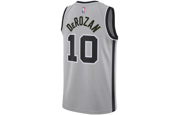 Майка Nike x NBA San Antonio Spurs Jerseys 19-20 'DeMar DeRozan 10', серый — фото 2