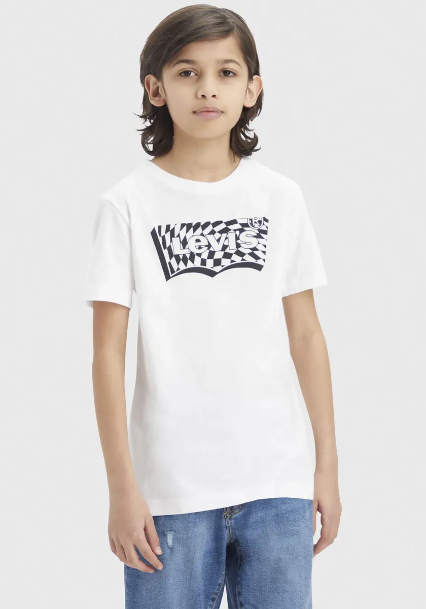 

Детская футболка Levi's "LVB CHECKERED BATWING TEE", для МАЛЬЧИКОВ Levi'S Kids, белый