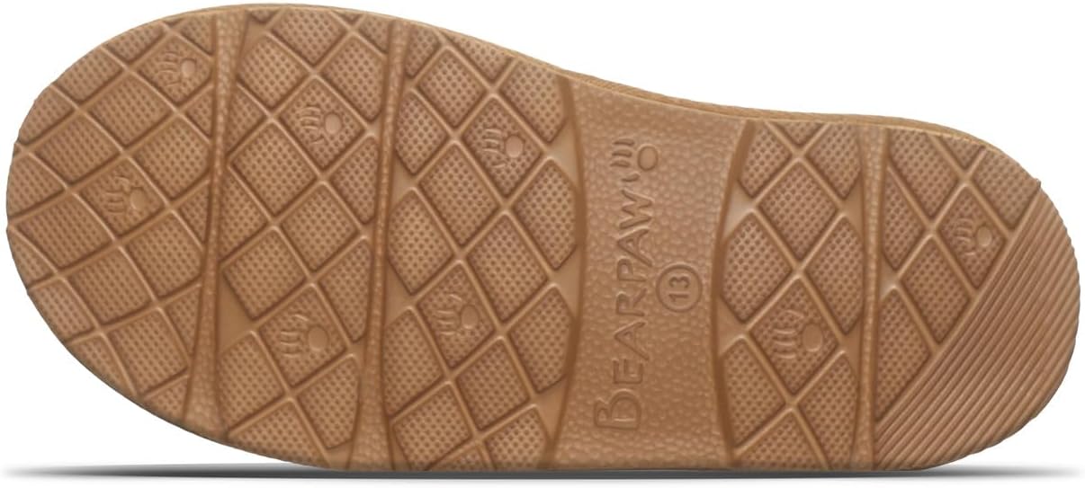 Тапочки BEARPAW girls Tabitha Youth Purple Sage, Iced Coffee — фото 4