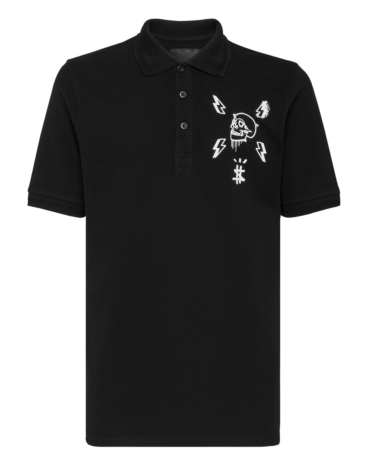 

Рубашка-поло SS Череп Philipp Plein, черный