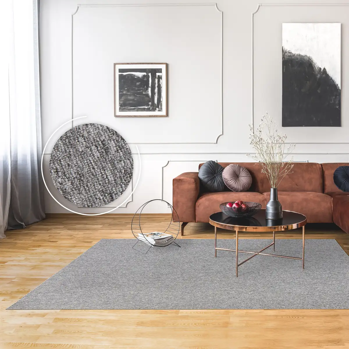 

Ковер Paco Home "Barcelona 610", прямоугольный, короткий ворс, крапчатый, прочное качество, гостиная 240х330 см, серый