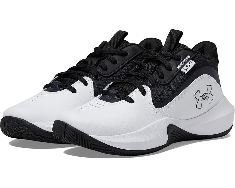 

Кроссовки Under Armour Kids Grade School Lockdown 7, цвет White/Black/Black