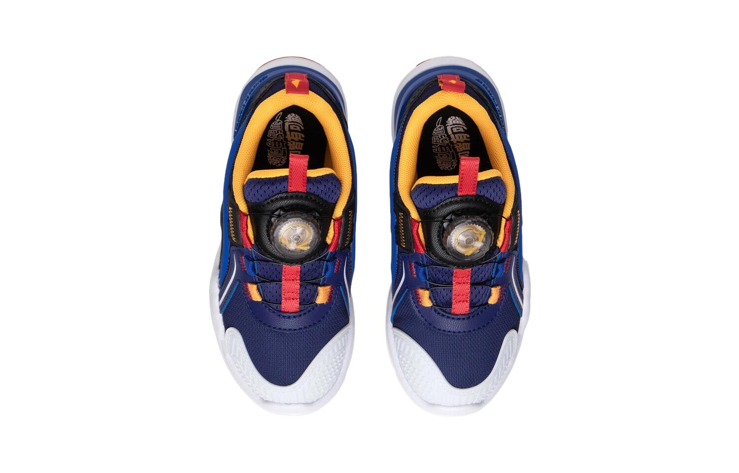 Кроссовки LINING YOUNG Kids Lifestyle Shoes PS Low-top University Blue/White/Black — фото 4