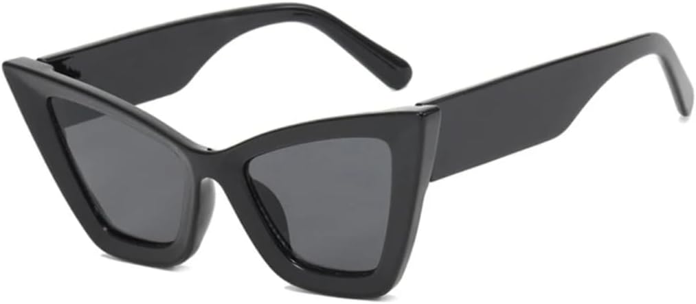 

Солнцезащитные очки с защитой UV400 | Оправа «кошачий глаз» увеличенного размера | Для женщин и мужчин | Для занятий спортом на открытом воздухе и вождения DSVIGF, Black Grey