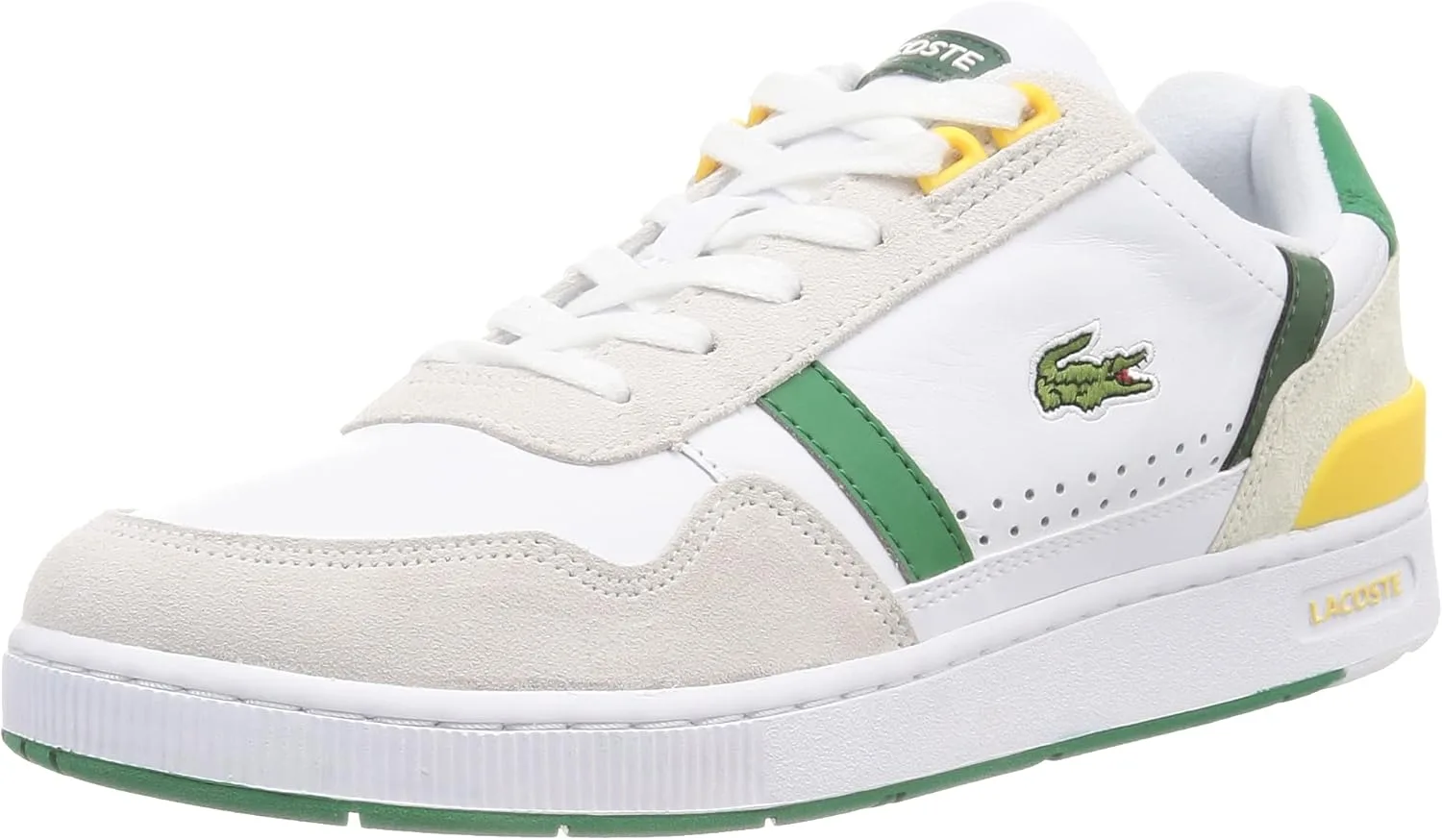 Мужские кроссовки Lacoste с Т-образным зажимом, зеленый