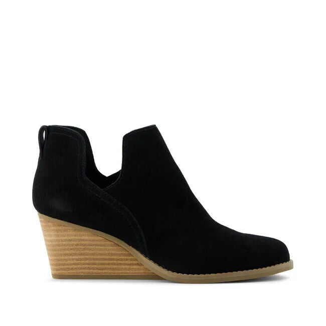 Ботинки Toms Gwen 10021339 Женские США 8.5 Черный Замок Клиновидный каблук Ботильоны ZPO2356 — фото 2