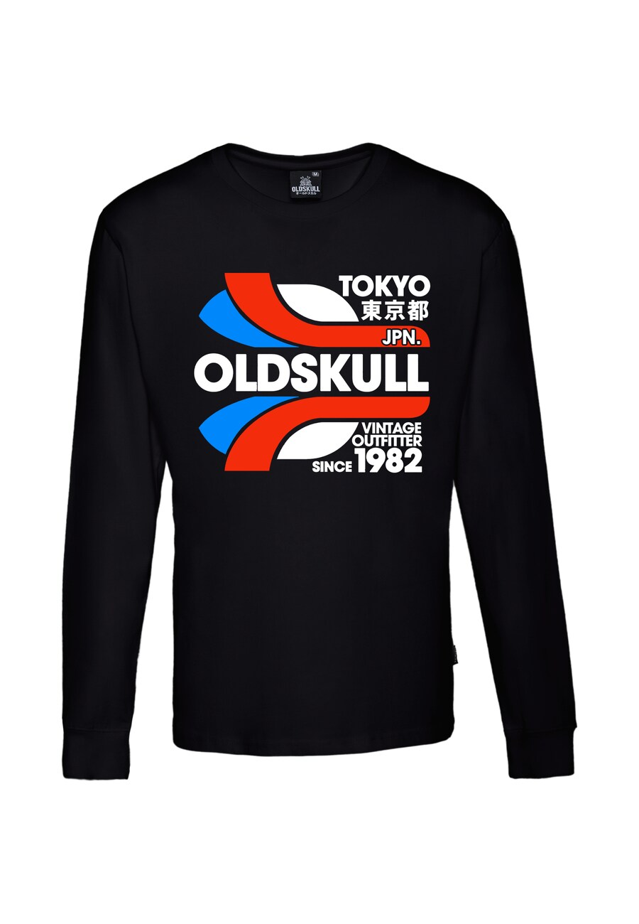 

Рубашка Oldskull Retro Tokyopolis, черный