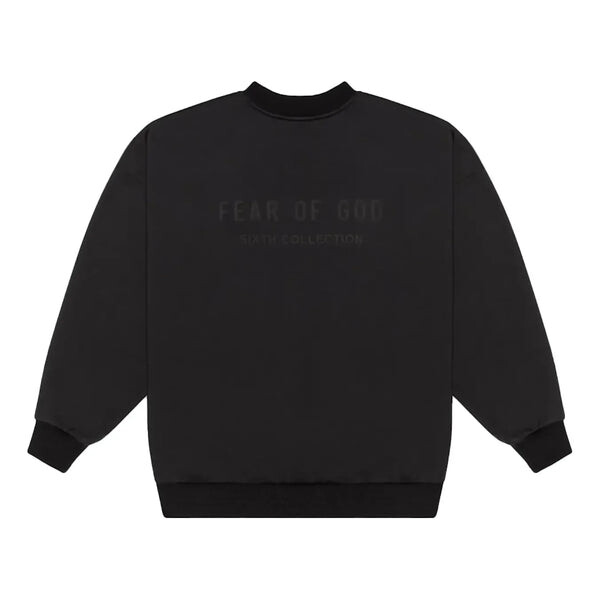 

Толстовка back logo crewneck sweatshirt 'black' Fear Of God, черный