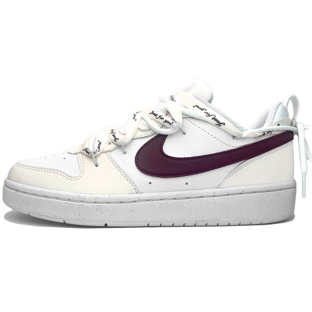 

Кроссовки Nike Court Borough Skateboarding Shoes Women's Low-top Off-white, цвет Off White