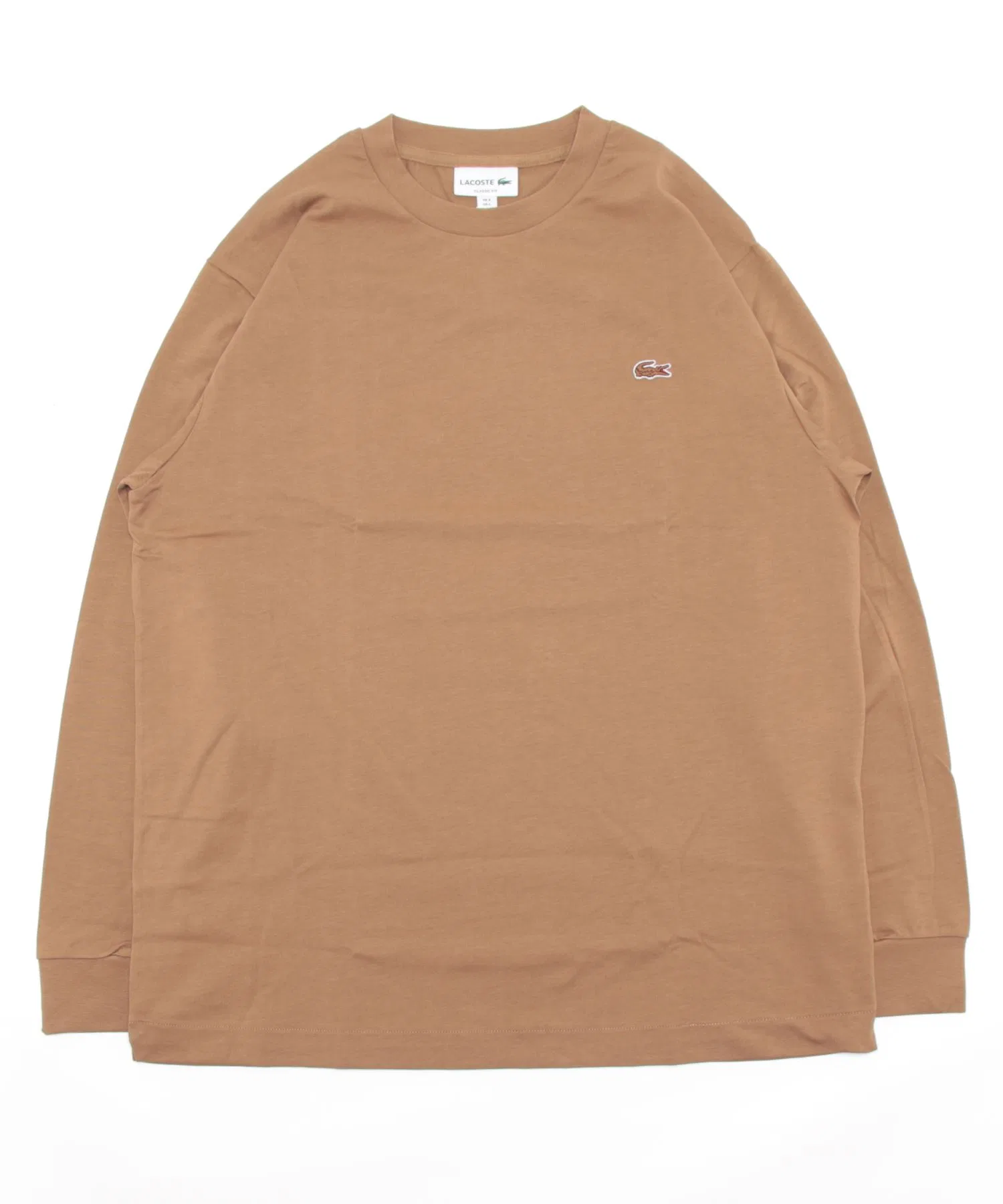 Мужская футболка Lacoste TH5822L коричневая